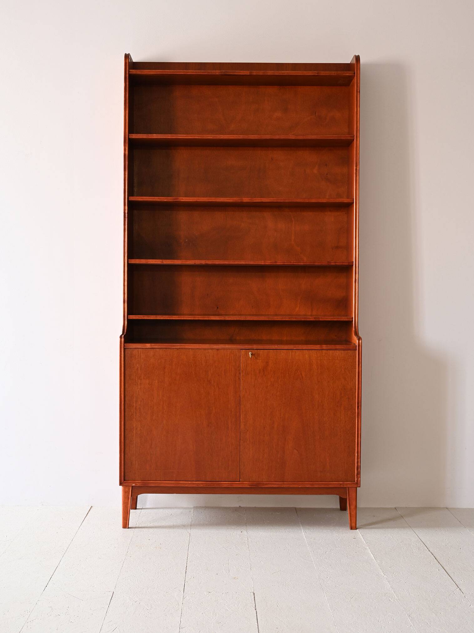 Swedish bookcase with lockable doors