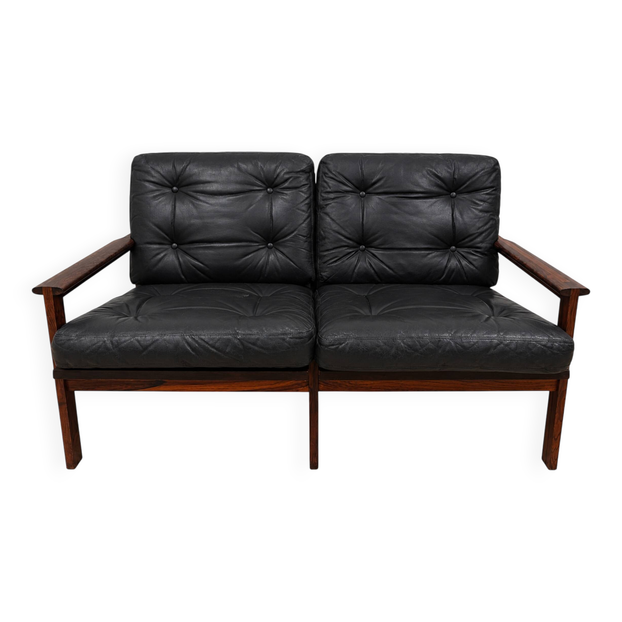 Capella sofa for 2 people by Illum Wikkelsø