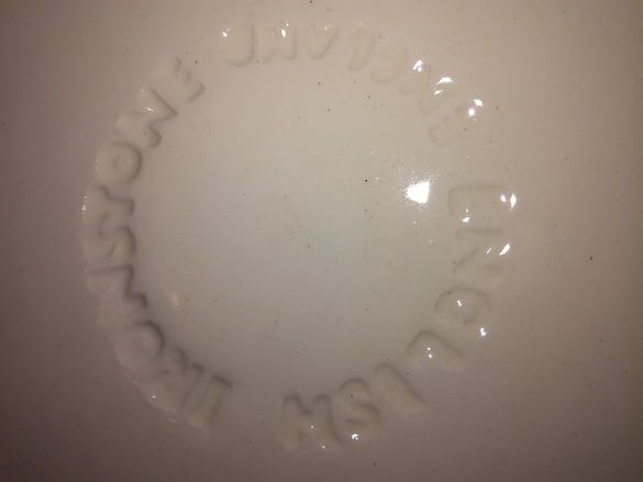 Set of 1à English porcelain plates