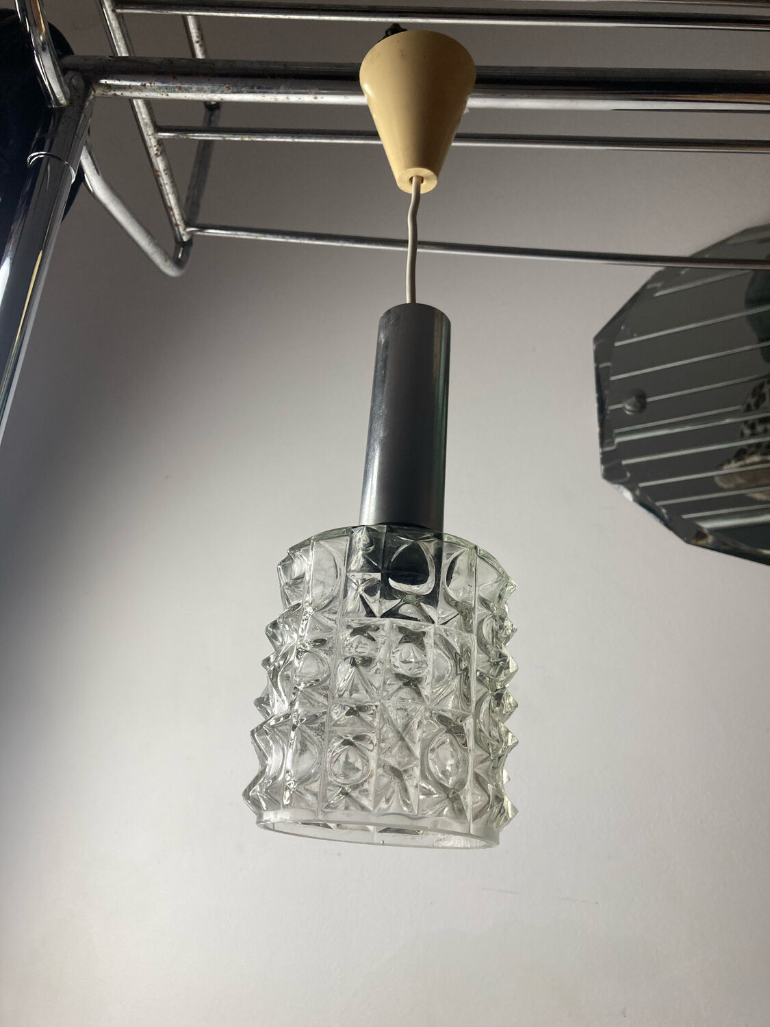 Vintage tube pendant light