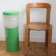 Green outdoor lamp, box 1970