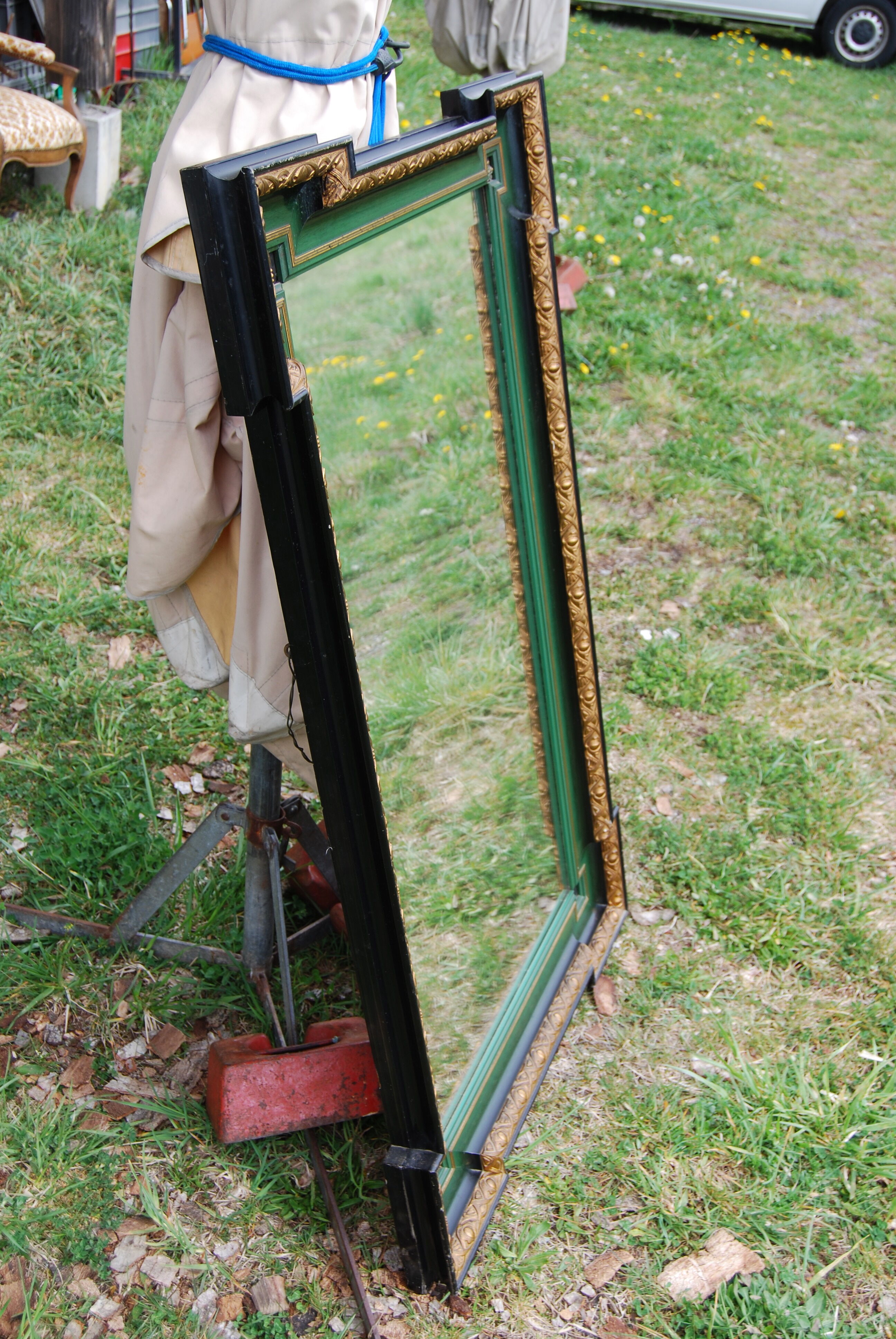 Art Nouveau wall mirror 79x127cm