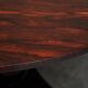 Empire dining table in rosewood veneer, 19th century.