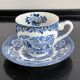4 cups and under cups in English porcelain