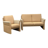 Vintage overveen 2 seater and lounge chair