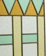 Vintage Stained Glass Window Stained Glass set of 2 Decorative Sun Catcher 40cm