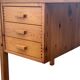Vintage Pinewood Desk, Freestanding, 1970s Pine, Design, Ate van Apeldoorn