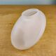 Frosted glass vase