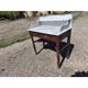 White marble dressing table