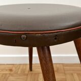 Mondor stool by Baumann vintage with compass legs