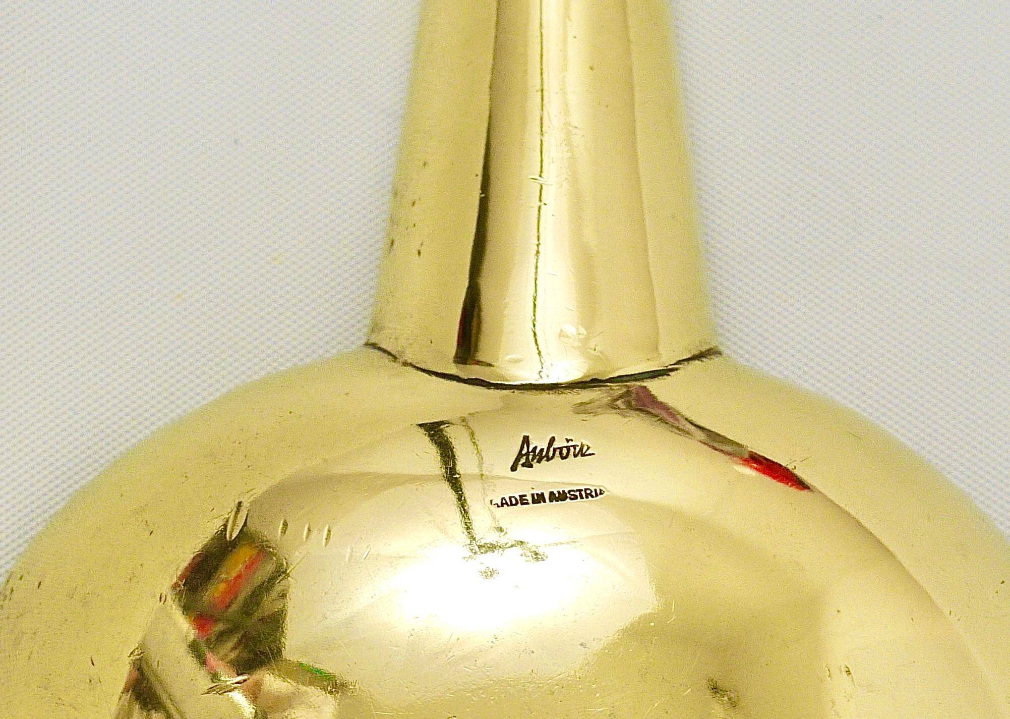 Carl Auböck Bol ou Cendrier Scoop Midcentury avec Poignée, Laiton, Autriche, Années 1950