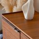 Enfilade teck vintage Meredew rénovée (165 cm)