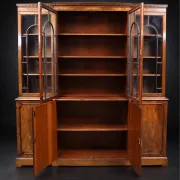 Display cabinet/bookcase, english style, second half of the 20th century
