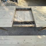 Table et bancs en bois