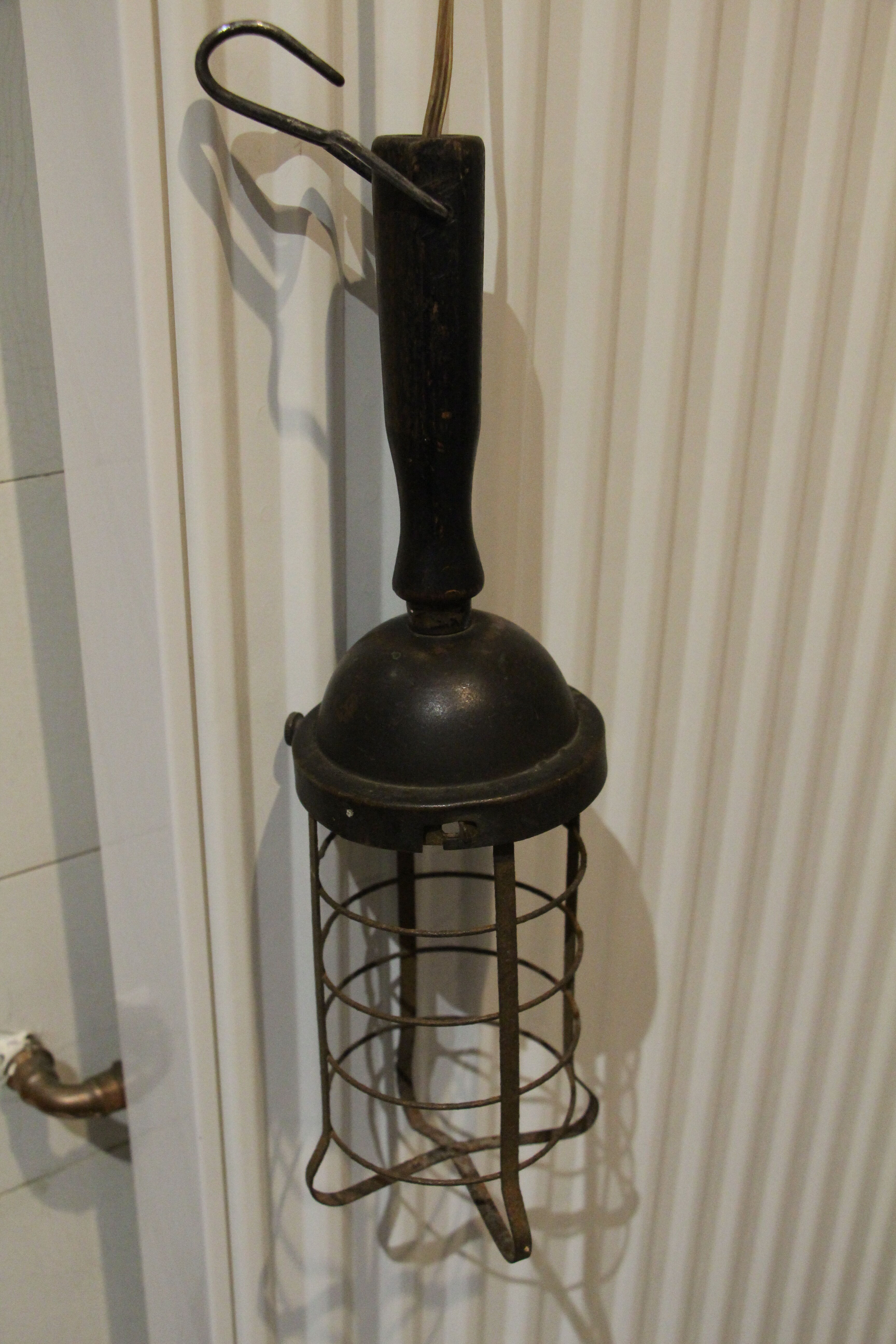 Old wood and copper walker 30s