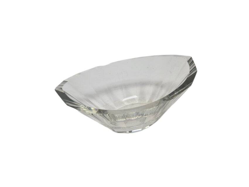 Art Deco transparent jardiniere from Moser, 1930s