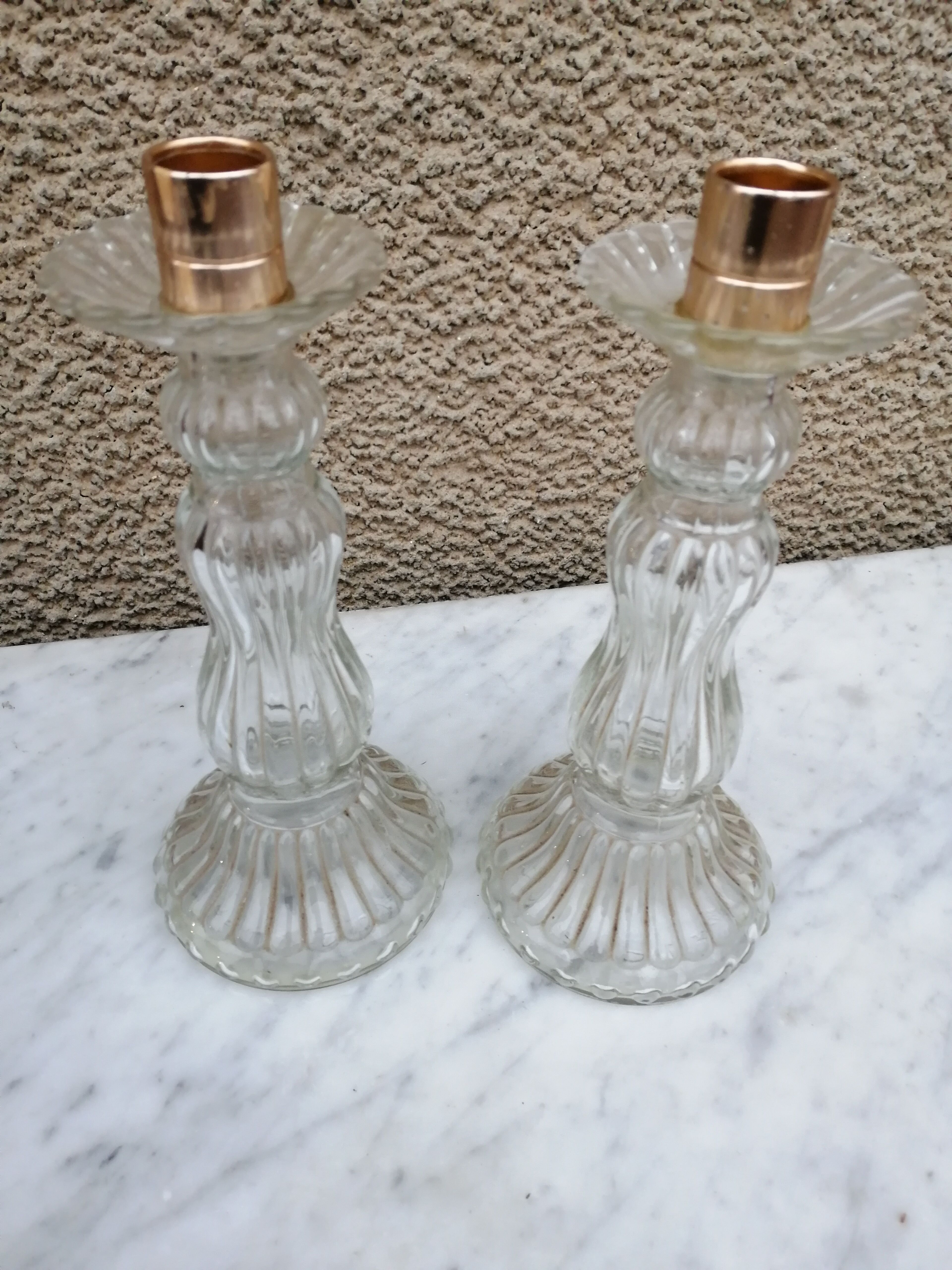 Antique candlesticks
