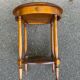 Bouillotte table guéridon oval in Louis XVI style certified NF Furniture