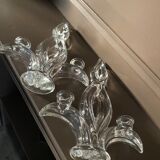 Crystal candle holders