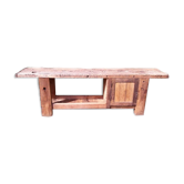 Workshop workbench L261xD50xH80,5cm old beech