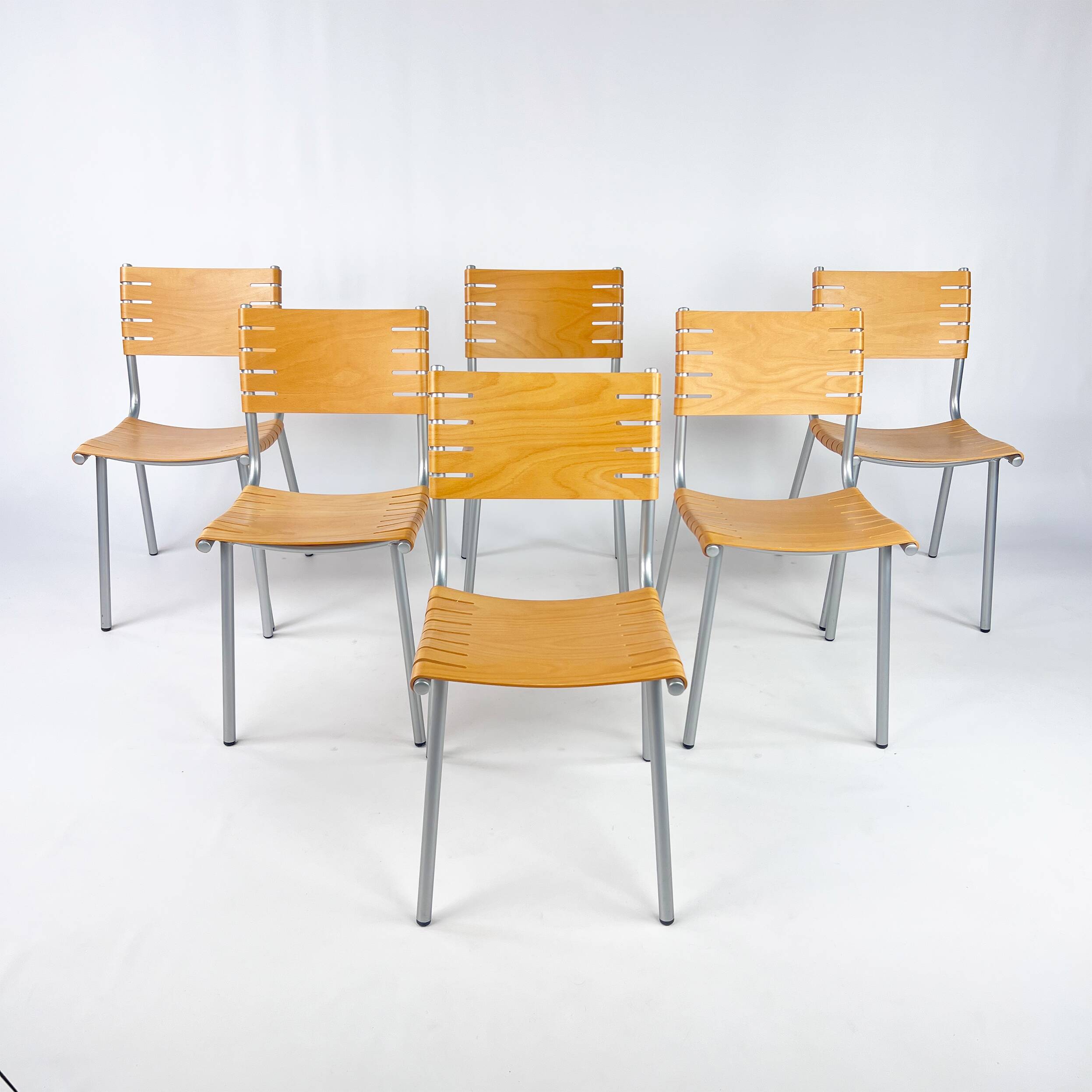 Set de 6 chaises de salle à manger par Ruud Jan Kokke pour Harvink, 1990s