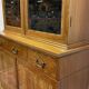 English two-piece mahogany bookcase from the 1950s