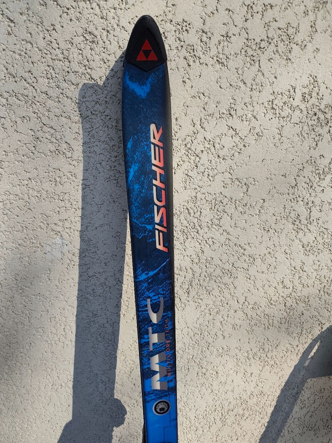 3 pairs of vintage skis: Rossignol Strato, ST 650 & Fischer.