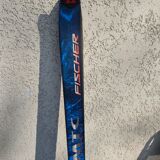 3 pairs of vintage skis: Rossignol Strato, ST 650 & Fischer.