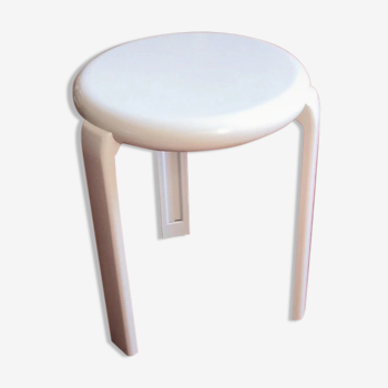 Light grey Metalplastica stool