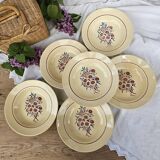 Deep plates x6 "Francine" Badonviller