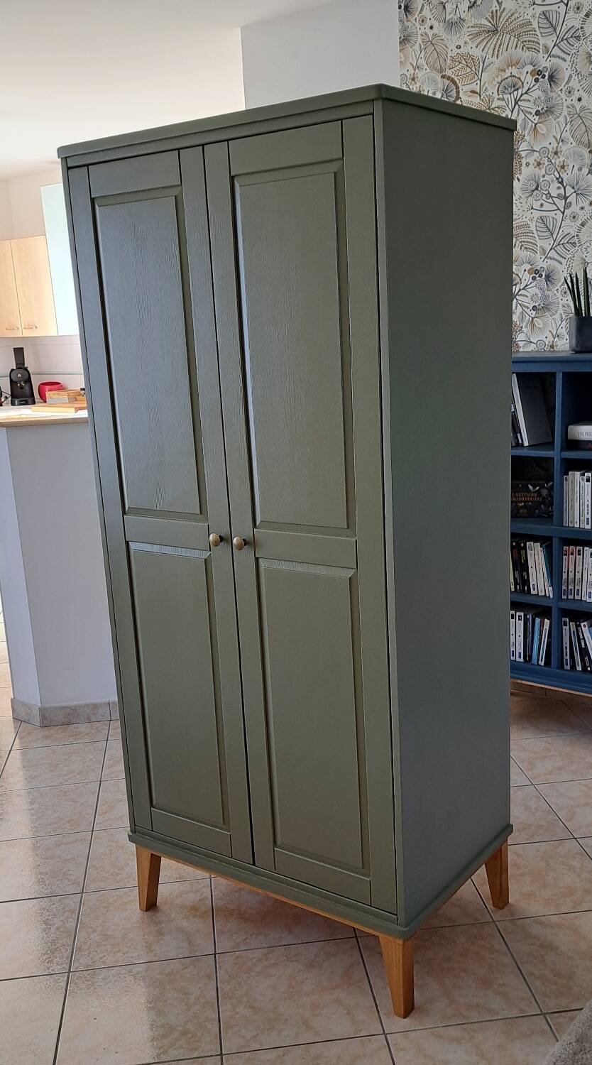 Wardrobe green Thisted