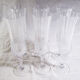 6 champagne flutes in Arques crystal