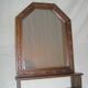 Art Deco wall-mounted tablet mirror from the 1930s.