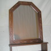 Miroir tablette mural art déco des années 30