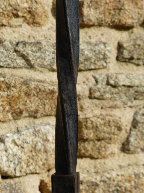 70s wrought iron lamppost