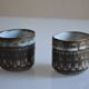 Set of 2 ceramic cups or mugs from the 1950s 1960s signed Rigal