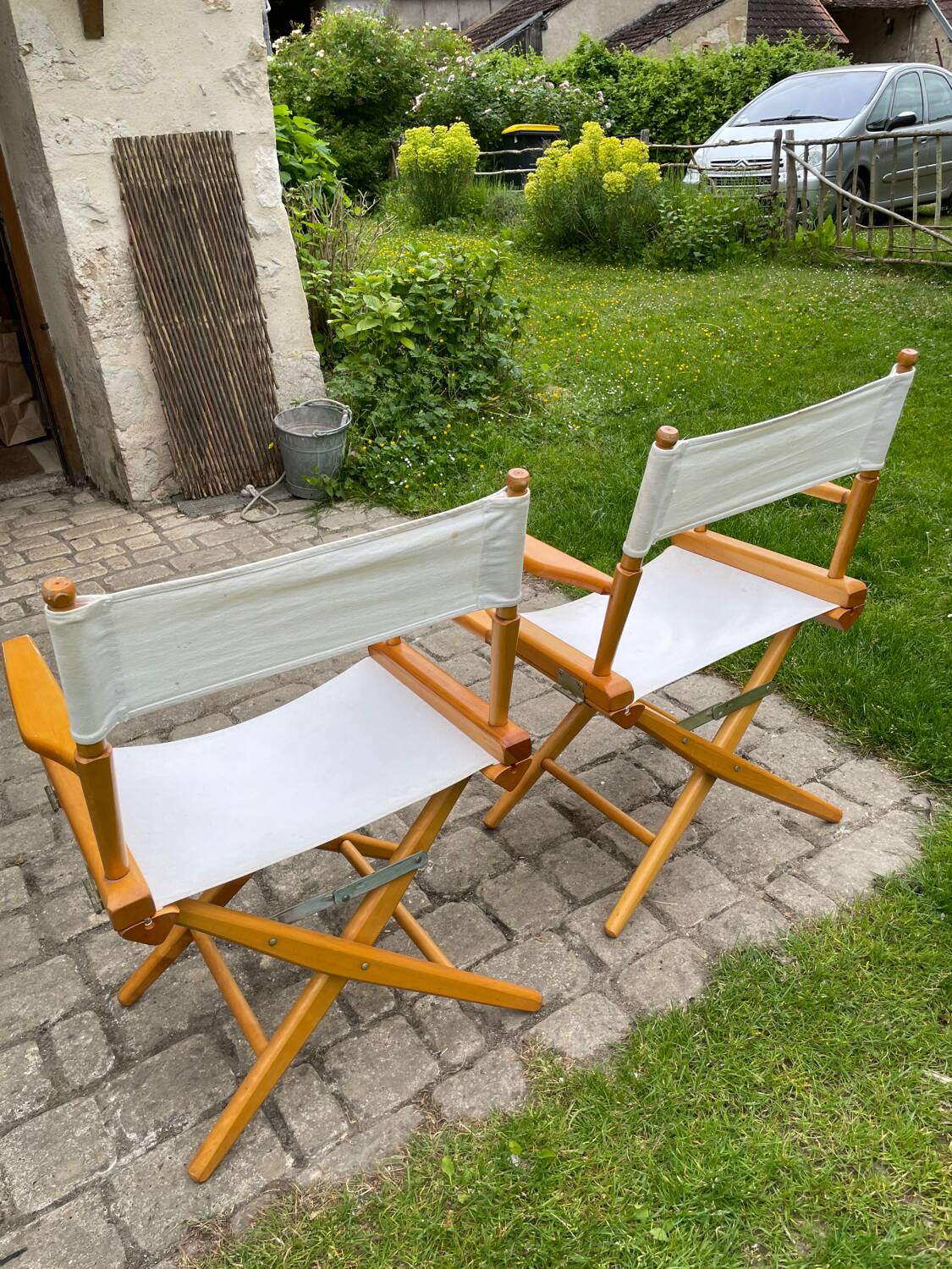 Vintage Telescope Director's Chairs