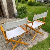 Vintage Telescope Director's Chairs