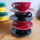 Lot de 8 tasses à café Longchamp multicolore