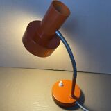 Orange metal lamp from the 60s