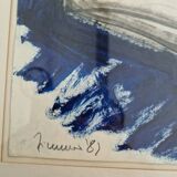 Bernd Zimmer (Born 1948) Gouache on paper - Abstract still life