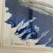 Bernd Zimmer (Born 1948) Gouache on paper - Abstract still life