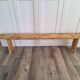 Large antique farmhouse bench in solid wood – 200 cm