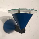 Applique postmoderne verre lumière, 1990