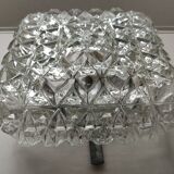 Ceiling lamp square molded glass