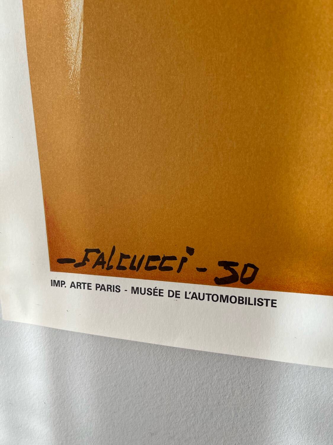 Lithograph of the 1931 Monaco Grand Prix