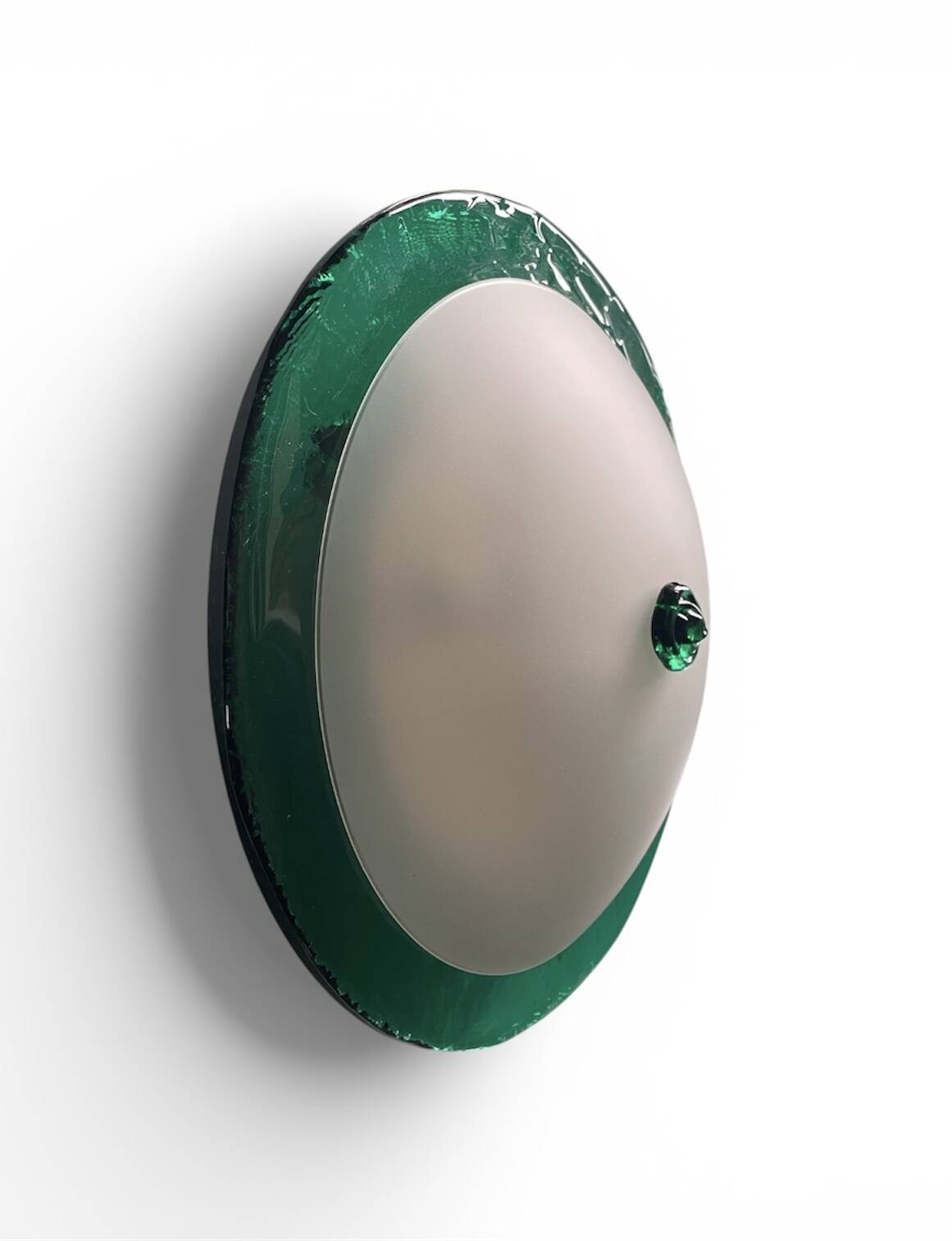 Italian design glass wall light post-modern 1980 Alberto Giberti