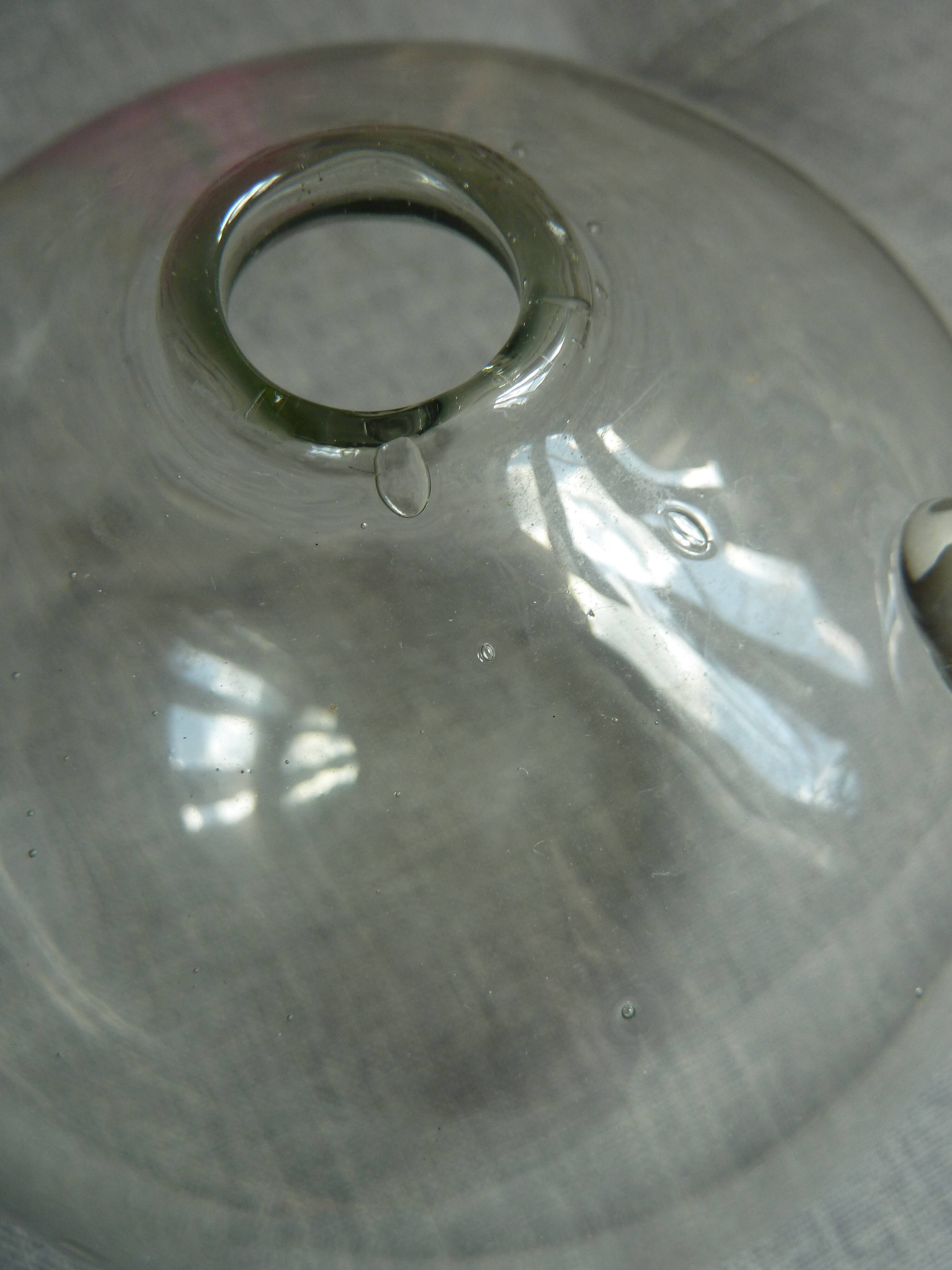 Ancient glass soliflore vase