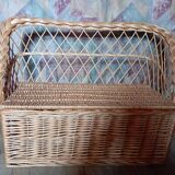rattan bench chest