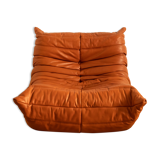 Togo leather armchair by Michel Ducaroy for Ligne Roset